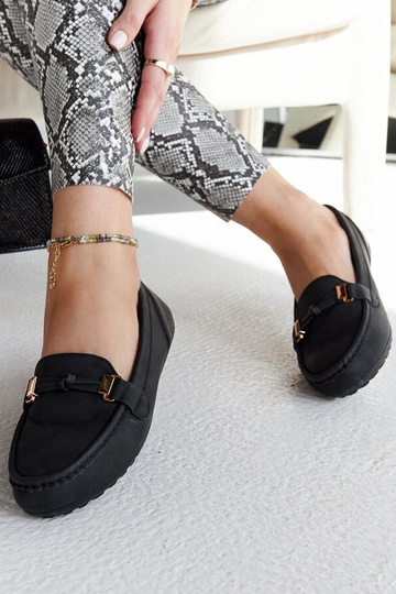 Čierne mokasíny Scafati s... 2