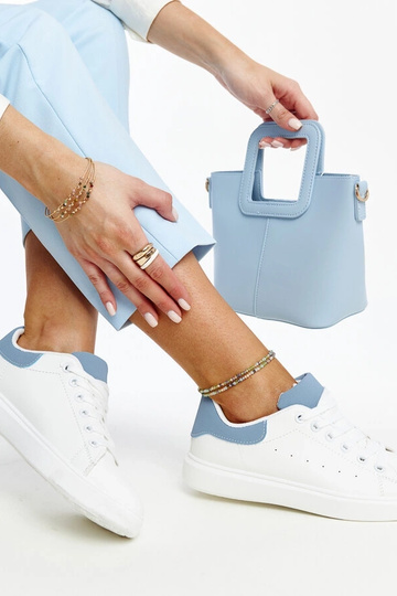 Bielo-modré tenisky na...