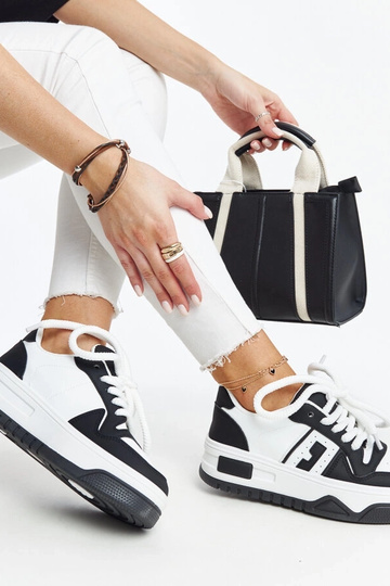 Čiernobiele tenisky s...