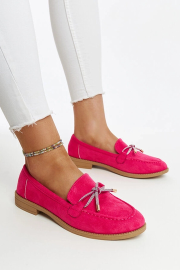 Tmavoružové mokasíny s... 2