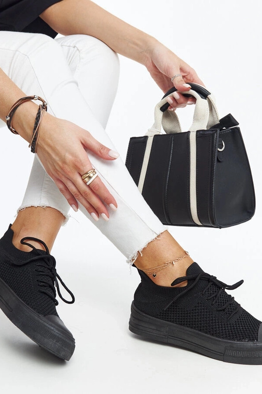 Čierne ľahké športové tenisky Senaida