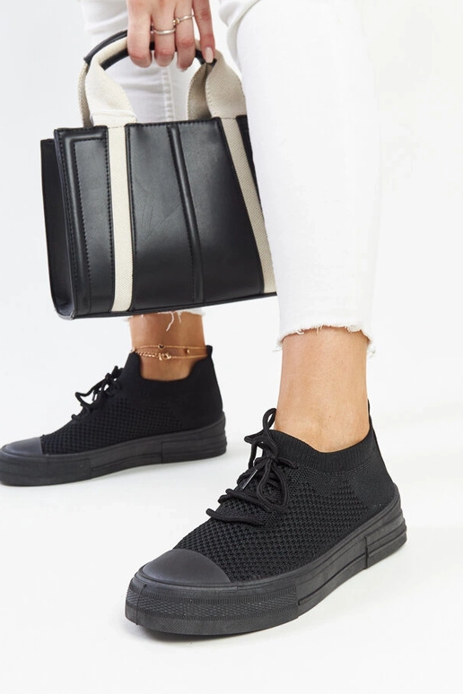 Čierne ľahké športové tenisky Senaida