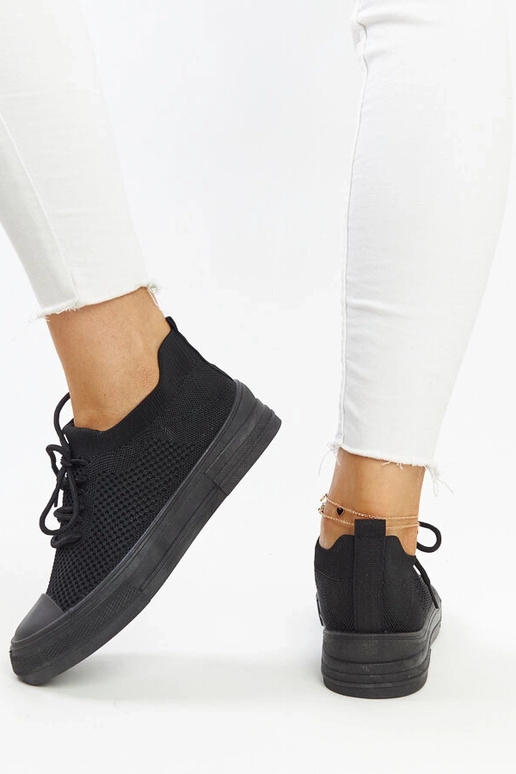 Čierne ľahké športové tenisky Senaida