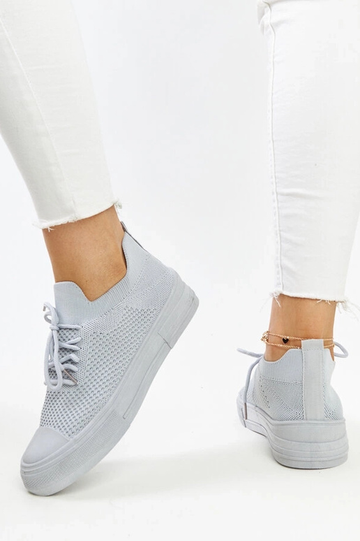 Sivé ľahké športové tenisky Senaida