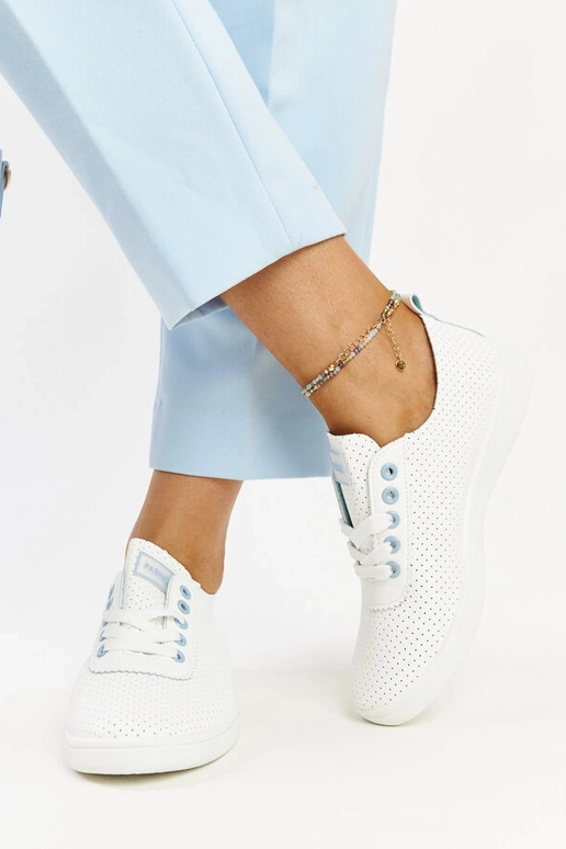 Biele tenisky z ekokože Yusra