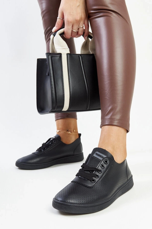 Čierne tenisky z ekokože Yusra