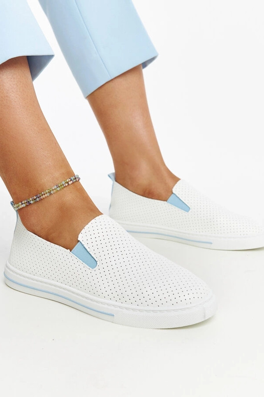 Biele poltopánky Sanan Biele poltopánky Sanan