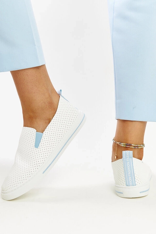 Biele poltopánky Sanan Biele poltopánky Sanan