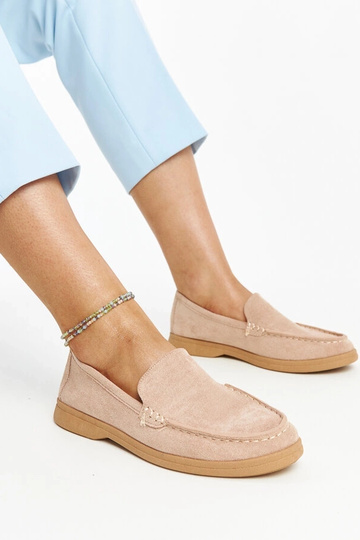 Béžové semišové topánky Rumay