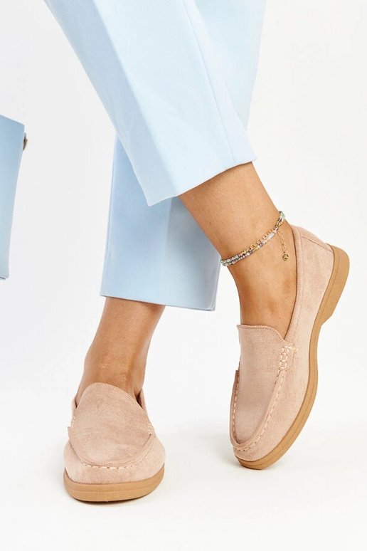 Béžové semišové topánky Rumay