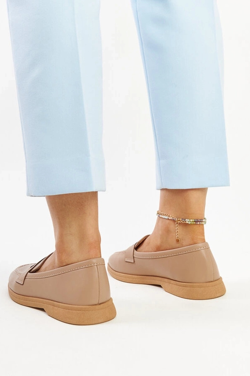 Hnedé klasické mokasíny Nawrah