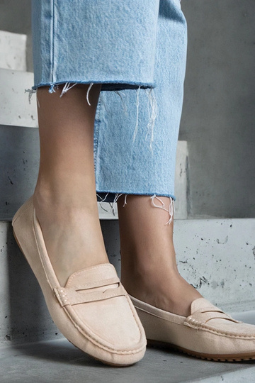 Pieskové mokasíny z umelej...