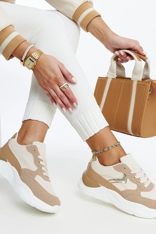 Hnedé tenisky Nereida na platforme