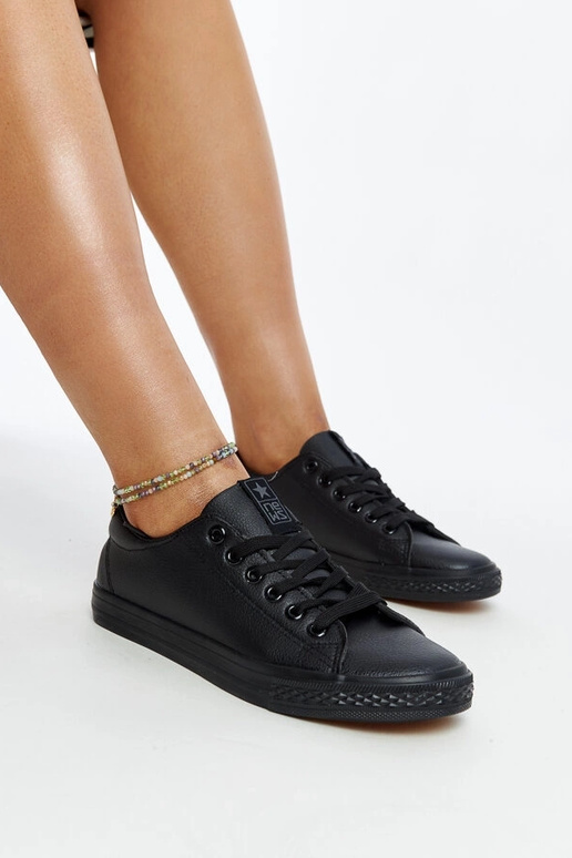 Čierne tenisky z ekokože Luz