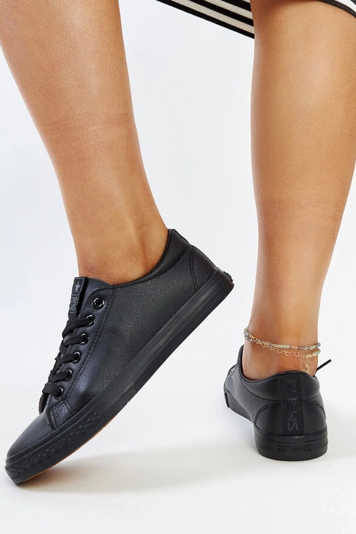 Čierne tenisky z ekokože Luz