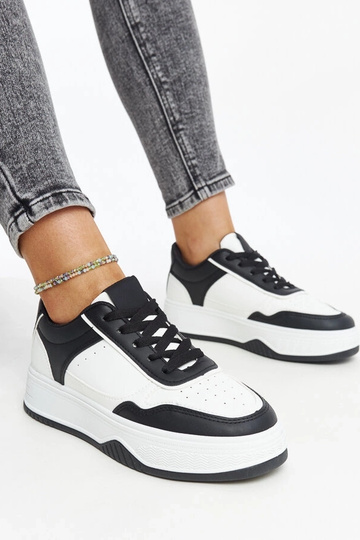 Čiernobiele tenisky s...