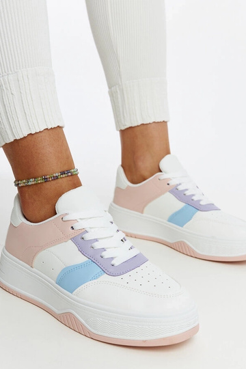 Bielo-ružové tenisky s...