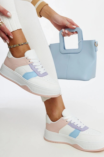 Bielo-ružové tenisky s... 2