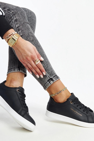 Čierne tenisky Furat z ekokože 2