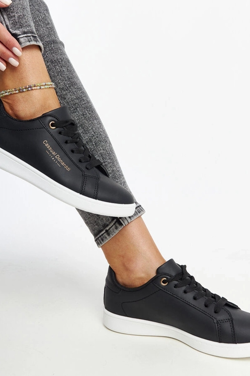 Čierne tenisky Furat z ekokože