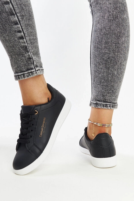 Čierne tenisky Furat z ekokože