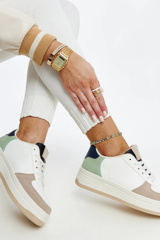 Pestrofarebné tenisky Cvita na platforme