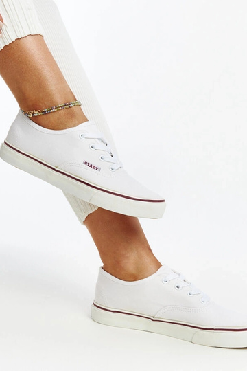 Biele klasické tenisky Erla