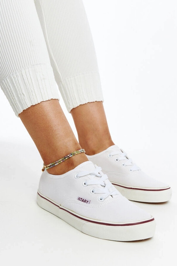 Biele klasické tenisky Erla 2