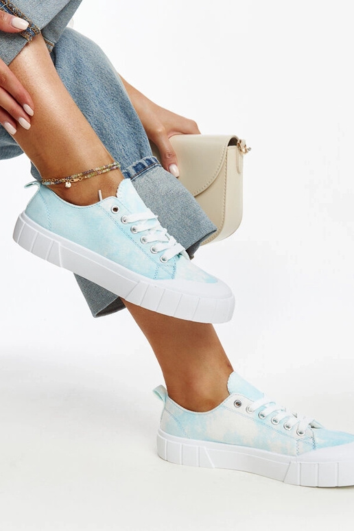 Modré látkové tenisky Jerina