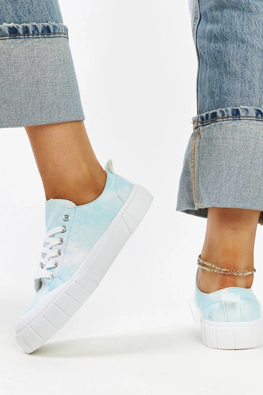 Modré látkové tenisky Jerina