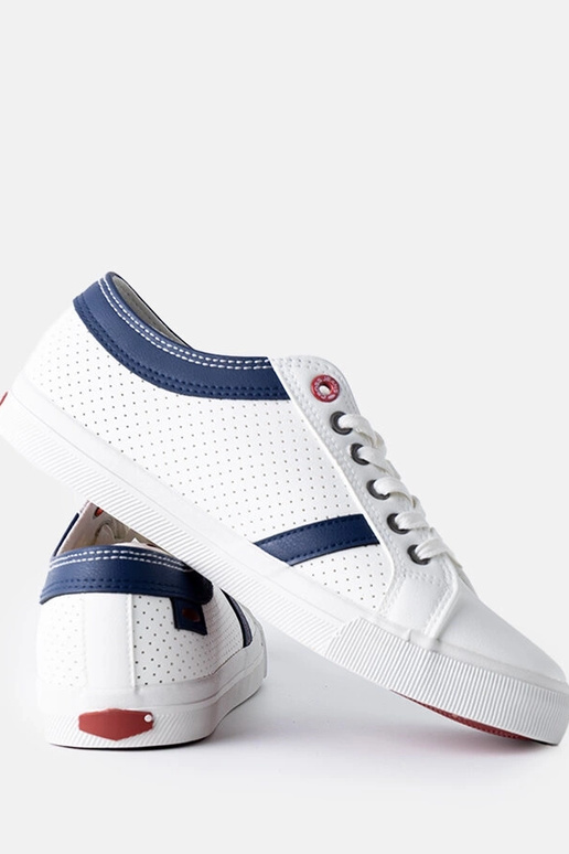 Biele pánske tenisky CROSS JEANS Biele pánske tenisky CROSS JEANS