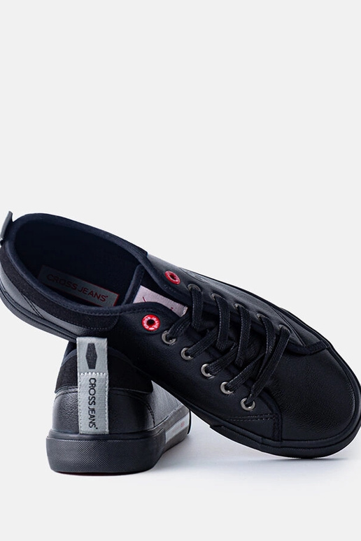 Čierne pánske tenisky CROSS JEANS z...