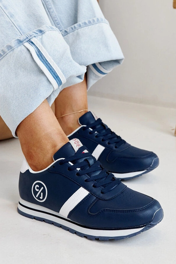 Tmavo modré dámske tenisky CROSS JEANS 2