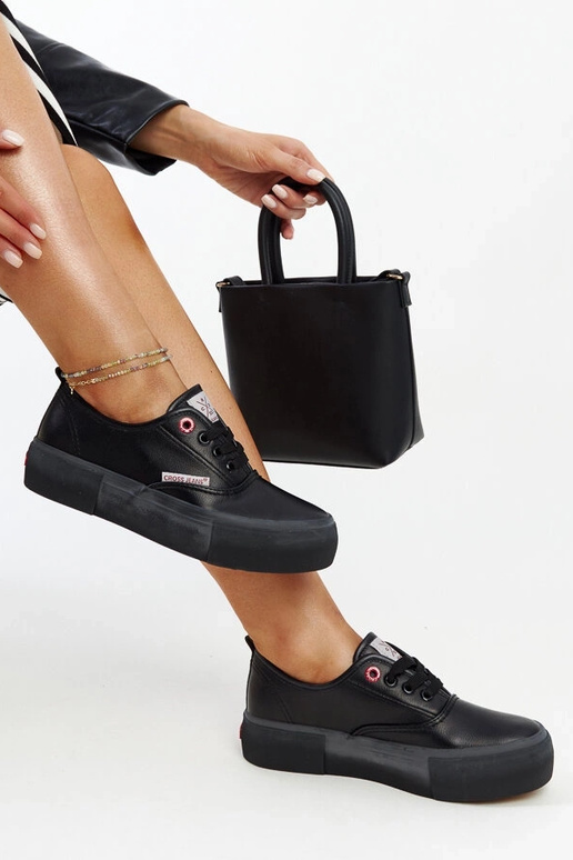 Čierne dámske tenisky CROSS JEANS