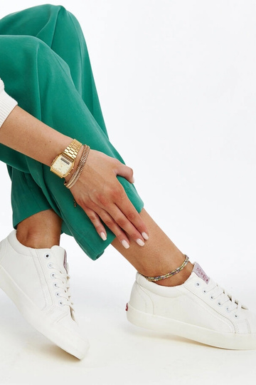 Biele dámske eko kožené...