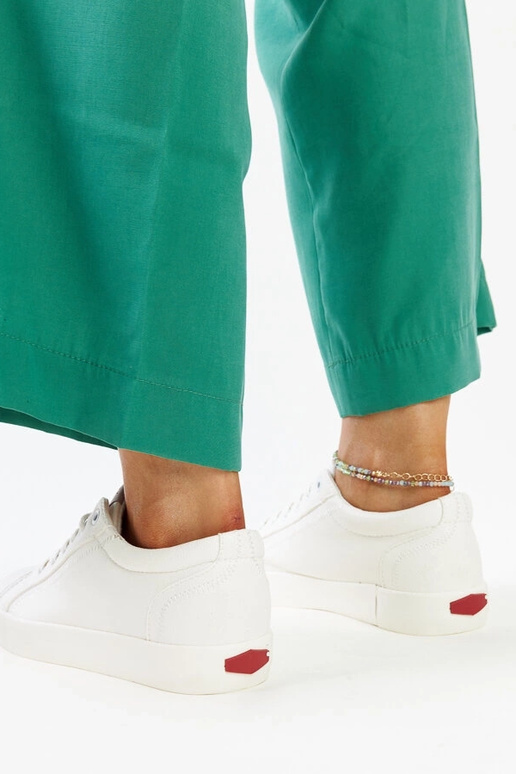 Biele dámske eko kožené tenisky CROSS...