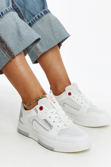 CROSS JEANS biele dámske tenisky