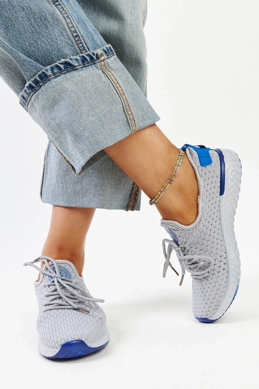 Dámske tenisky zo sivej látky CROSS...