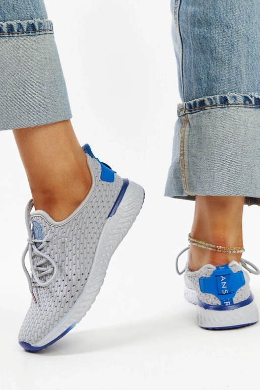 Dámske tenisky zo sivej látky CROSS...