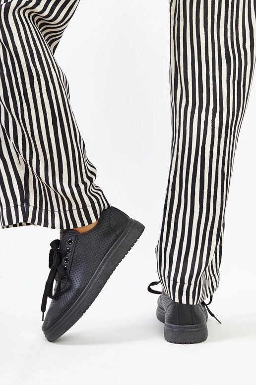 Čierne prelamované tenisky Segana