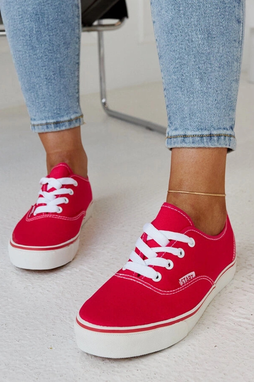 Tmavoružové klasické tenisky Erla