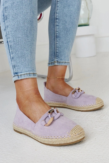 Fialové retiazkové espadrilky od Radwana