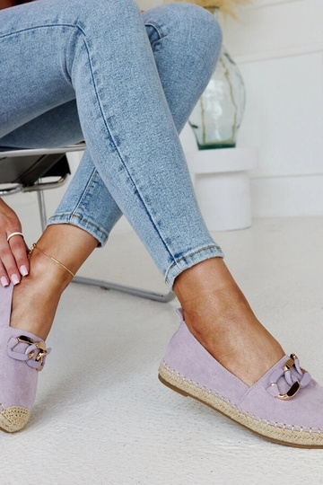 Fialové retiazkové espadrilky od Radwana 2