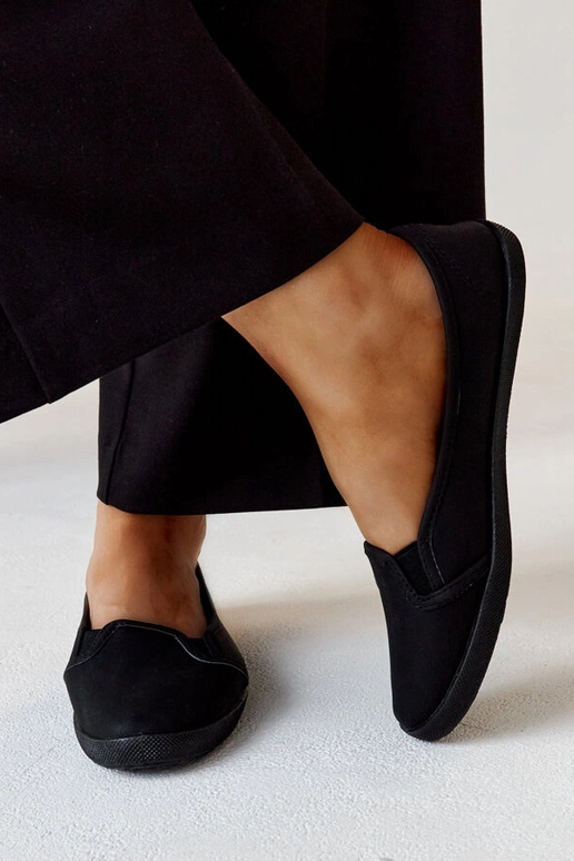 Čierne šnurovacie tenisky z umelej...