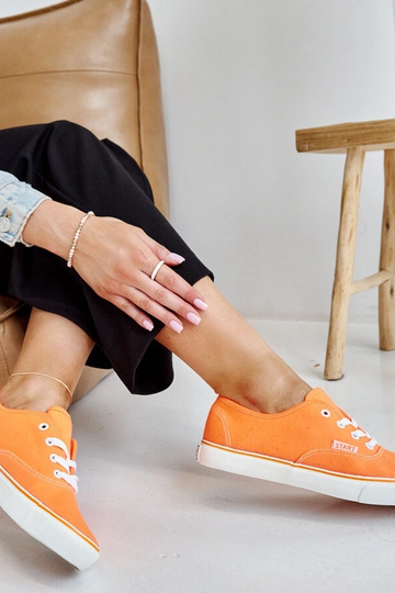 Oranžové klasické tenisky Erla 2