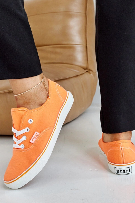 Oranžové klasické tenisky Erla