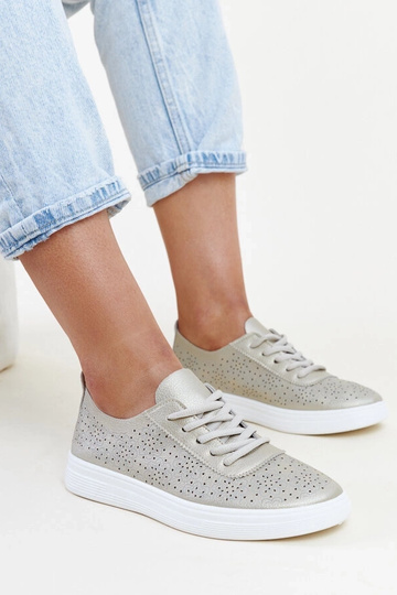 Zlaté tenisky z eko kože... 2