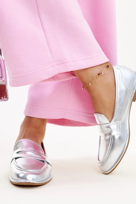 Klasické mokasíny Nasia Silver