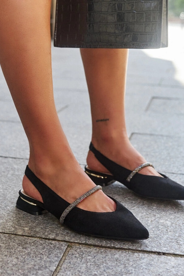 Čierne baleríny so koženou...