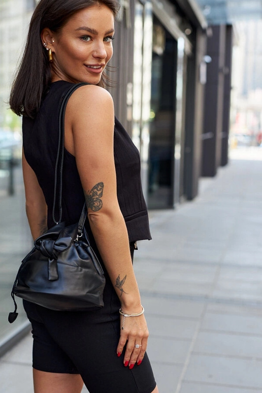 Čierna malá taška typu "bag" Aamala